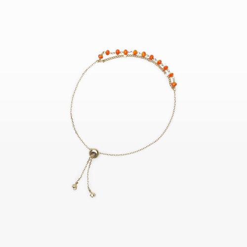 Club Monaco Color Orange Nugget Bracelet