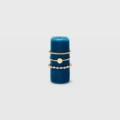 Club Monaco Color Gold Serefina Twist Stacking Rings