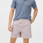 Club Monaco Color Blue Solid & Striped Classic