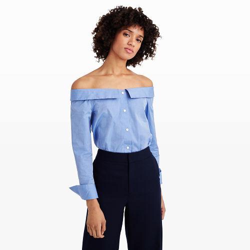 Club Monaco Color Blue Jearim Shirt
