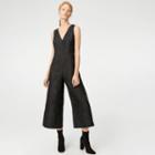 Club Monaco Color Black Joannah Jacquard Jumpsuit