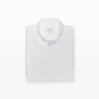 Club Monaco Color White Short-sleeve End-on-end Shirt