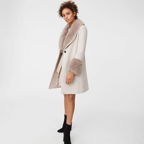 Club Monaco Color Pink Elyssa Coat