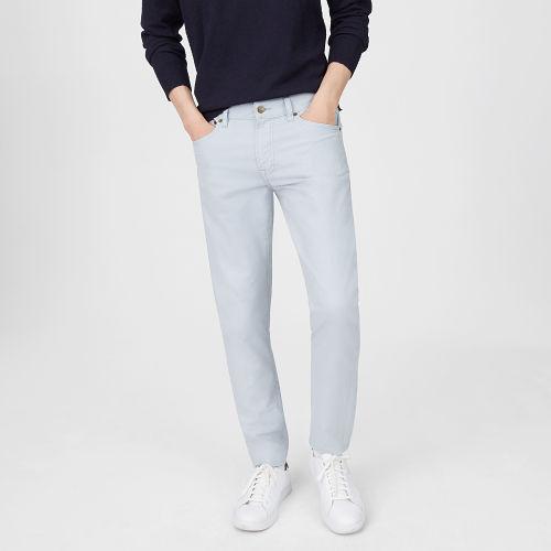 Club Monaco Color Blue Super Slim Linen Pant