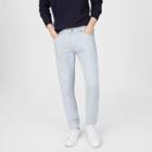 Club Monaco Color Blue Super Slim Linen Pant