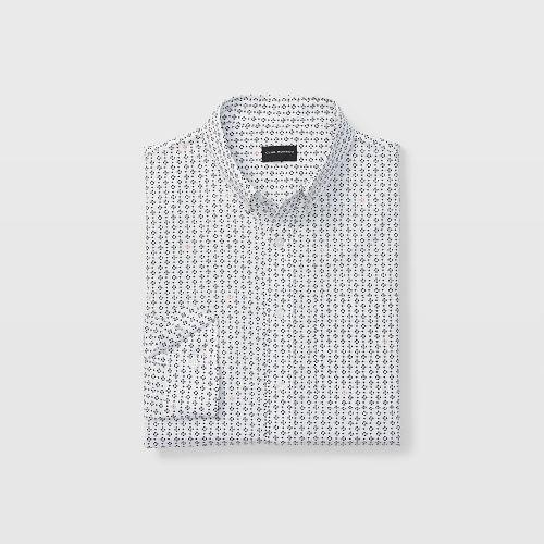 Club Monaco Slim Scattered Foulard Shirt