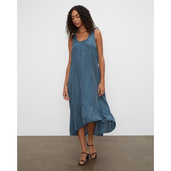 Club Monaco Silk Parachute Maxi Dress