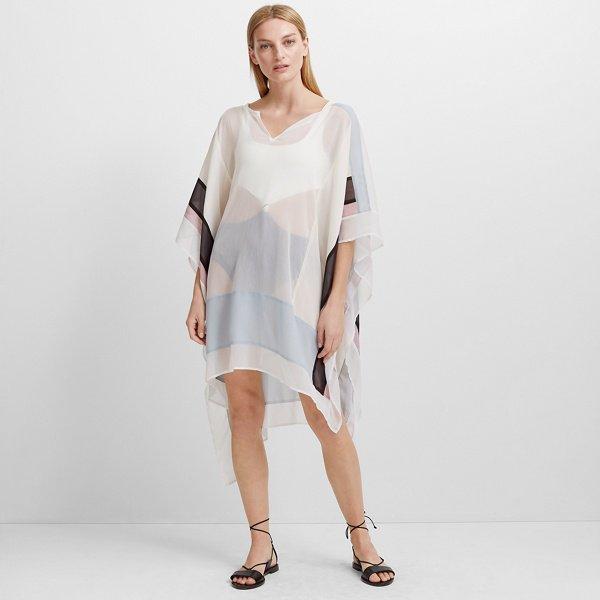 Club Monaco White Multi Ohnay Pullover