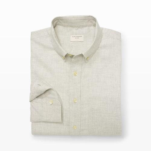 Club Monaco Color Grey Slim-fit Flannel Shirt