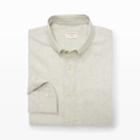 Club Monaco Color Grey Slim-fit Flannel Shirt