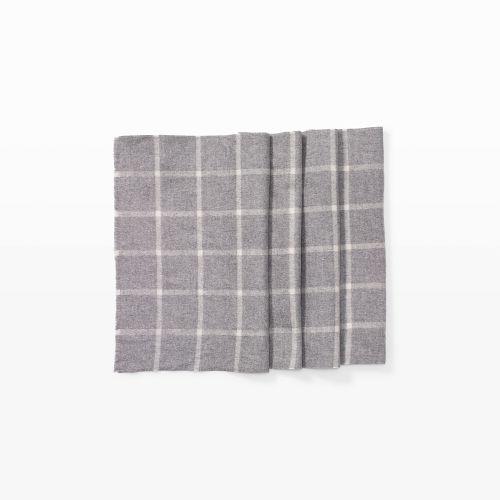 Club Monaco Color Grey Windowpane Scarf