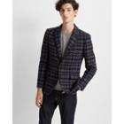 Club Monaco Navy Multi Holiday Blazer