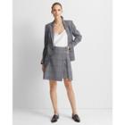 Club Monaco Grey Mu Wrap Mini Skirt