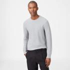 Club Monaco Color Grey Cashmere Links Crew Sweater