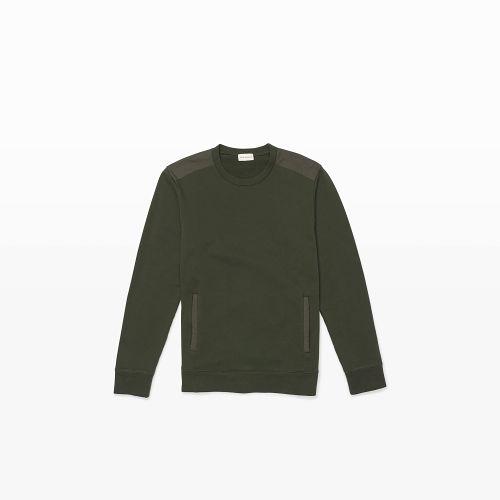 Club Monaco Color Green Military Sweatshirt