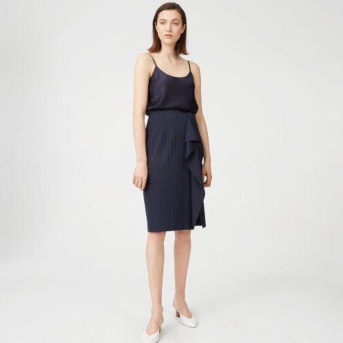 Club Monaco Color Blue Terwir Pencil Skirt