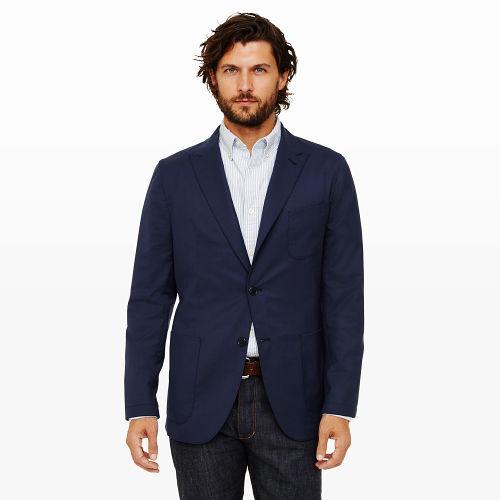 Club Monaco Color Blue Unlined Sport Coat
