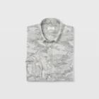 Club Monaco Color Grey Slim Camo Donegal Shirt
