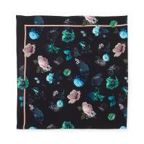Club Monaco Papillion Floral Silk Scarf