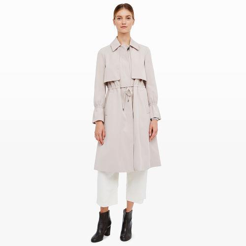 Club Monaco Color Green Carolena Trench Coat
