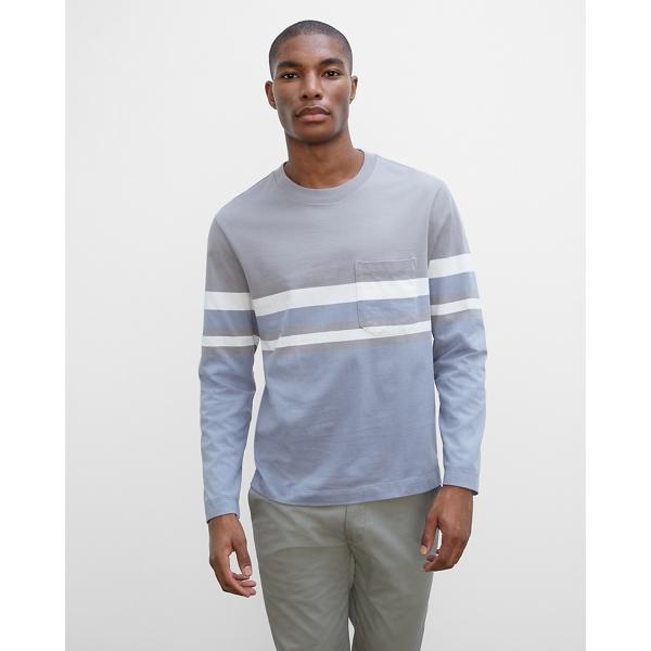 Club Monaco Colorblock Long Sleeve Tee