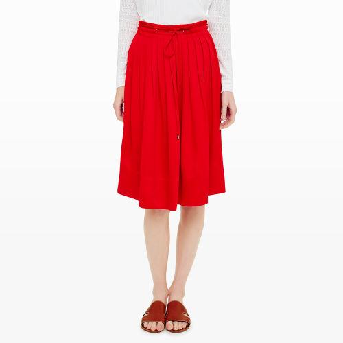 Club Monaco Color Pink Maneeza Pleated Skirt