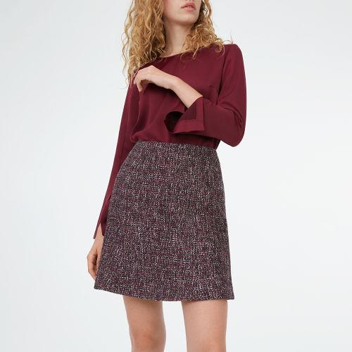 Club Monaco Color Red Alvara Skirt