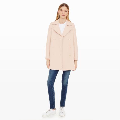 Club Monaco Color Fraise Callum Textured Coat