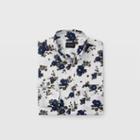 Club Monaco Color White Multi Slim Blooming Floral Shirt