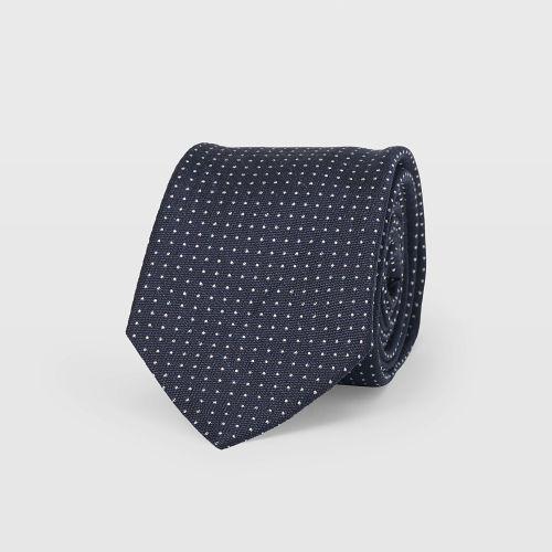 Club Monaco Navy Micro Dot Tie