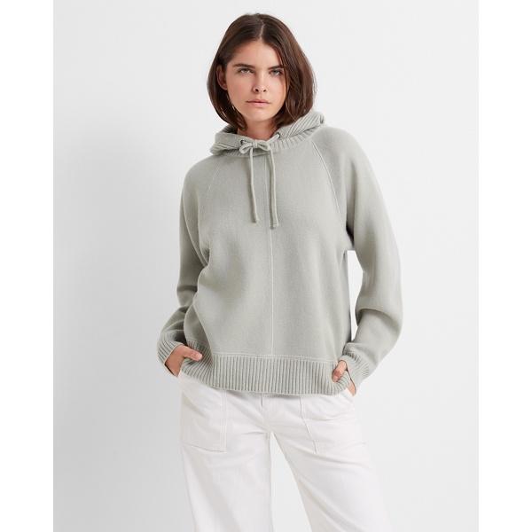 Club Monaco Matcha Green Double-faced Hoodie