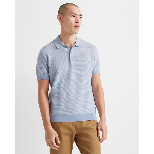 Club Monaco Striped Polo Sweater