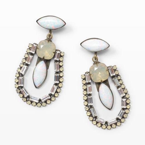 Club Monaco Color Black Lionette Annie Earring In Size One Size