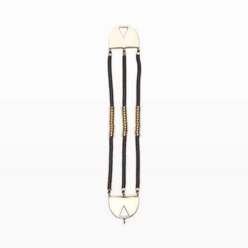 Club Monaco Color Gold Ild Wide Half Bracelet