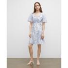 Club Monaco Printed Ruched Front Dress
