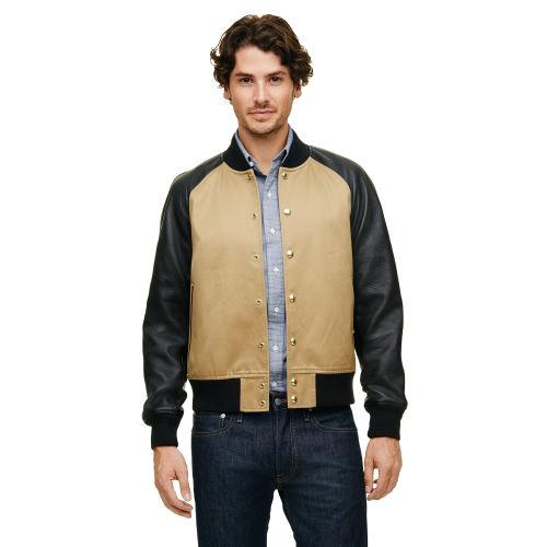 Club Monaco Color Black Spring Varsity Jacket