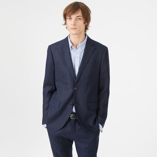 Club Monaco Color Blue Grant Linen Blazer