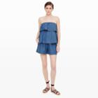 Club Monaco Color Blue Leele Denim Romper