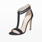 Club Monaco Color Black Delphine Studded Sandal In Size 36.5
