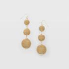 Club Monaco Color Gold Bauble Gold-tone Earring