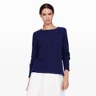Club Monaco Color Blue Betia Sweatshirt In Size L
