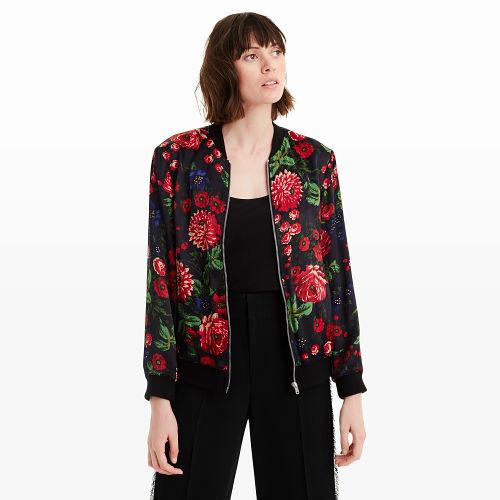 Club Monaco Color Black Jacqui Bomber Jacket