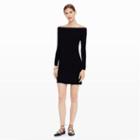 Club Monaco Color Black Sholu Sweater Dress In Size Xs