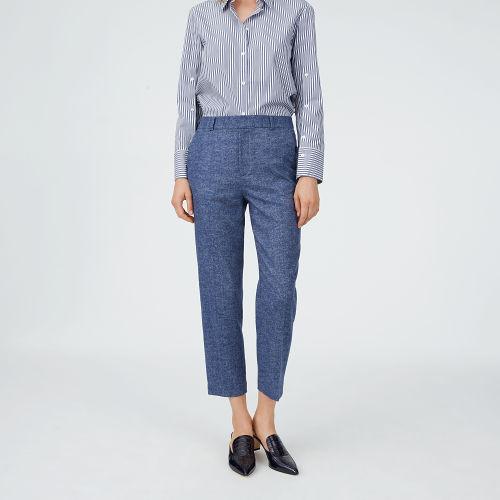 Club Monaco Color Navy Heather Herringbone Betia Pant