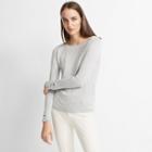 Club Monaco Light Green Lana Linen-blend Sweater