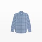 Club Monaco Color Blue Slim-fit Bd Multi-check Shirt