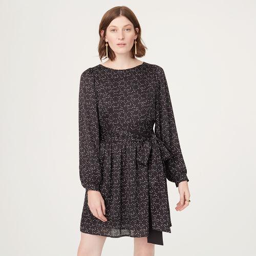 Club Monaco Color Black Turple Dress
