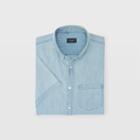 Club Monaco Slim Short-sleeve Denim Shirt