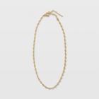 Club Monaco Serefina Short Oval Necklace