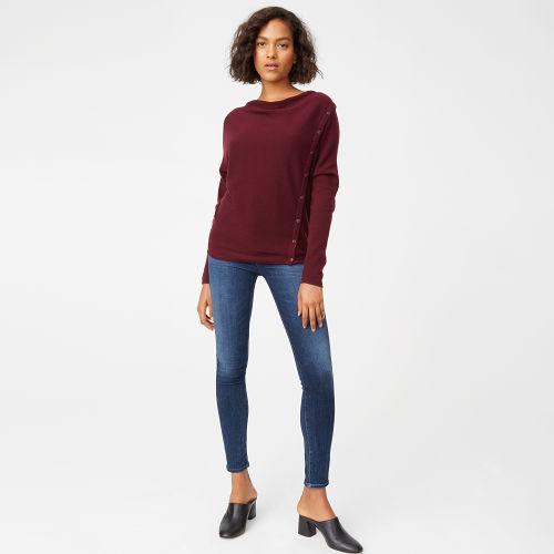 Club Monaco Color Purple Simisola Cashmere Sweater